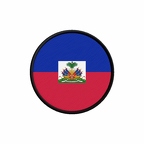 PR 9906 Haiti flag rond