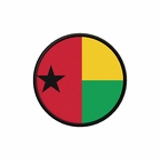 PR 9903 Guineebissau flag rond