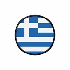 PR 9899 Grece flag rond