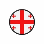 PR 9896 Georgie flag rond