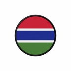 PR 9895 Gambie flag rond