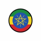 PR 9891 Ethiopie flag rond