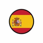 PR 9888 Espagne flag rond