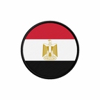PR 9885 Egypte flag rond