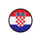 PR 9880 Croatie flag rond