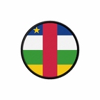 PR 9869 Repcentrafricaine flag rond