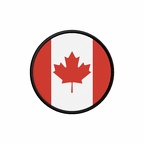 PR 9867 Canada flag rond