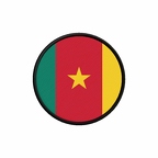 PR 9866 Cameroun flag rond