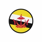 PR 9862 Brunei flag rond