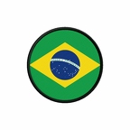 PR 9861 Bresil flag rond