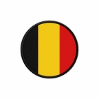 PR 9853 Belgique flag rond