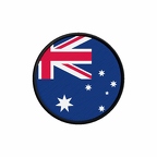 PR 9846 Australie flag rond