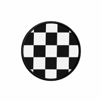 PR 10199 CHECKERED flag rond