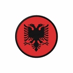 PR 9838 Albanie flag rond