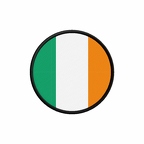 PR 9913 Irlande flag rond
