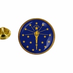 AX 10075 Indiana flag rond