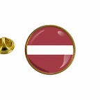 AX 9932 Lettonie flag rond
