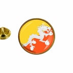 AX 9857 Bhoutan flag rond