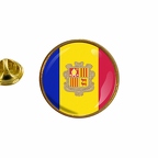 AX 9840 Andorre flag rond