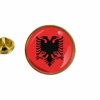 AX 9838 Albanie flag rond