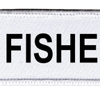 DCP 682 FISHERMAN POISSON blanc noir