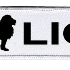 DCP458 lion blanc noir