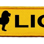 DCP458 lion jaune noir
