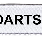 DCP 176 flechette blanc noir