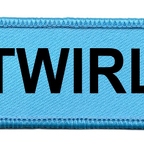 DCP 013 twirling bleu noir