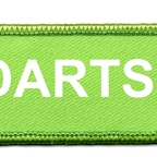 DCP 176 flechette vert blanc