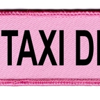 DCP 249 chauffeur de taxi rose noir