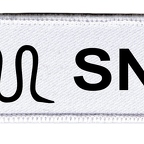 DCP 476 snake blanc noir