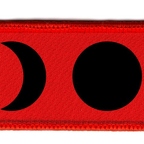 DCP 496 moon phase rouge noir