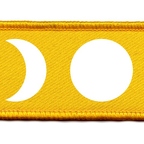 DCP 496 moon phase jaune blanc