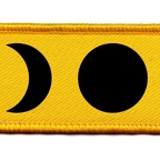 DCP 496 moon phase jaune noir