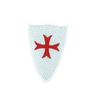 C150 Bouclier templier blanc
