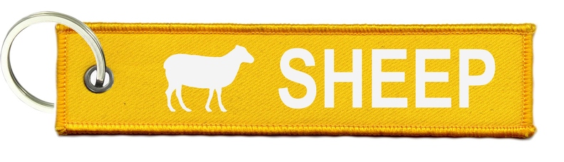 Schlüsselanhänger Schlüsselring Keytag Schaf - Bild 6 von 14