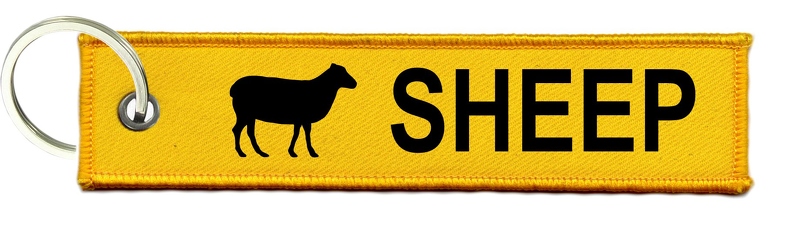 Schlüsselanhänger Schlüsselring Keytag Schaf - Bild 7 von 14