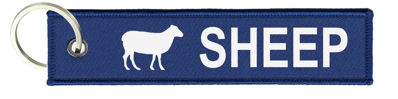 Schlüsselanhänger Schlüsselring Keytag Schaf - Bild 12 von 14
