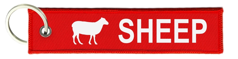 Schlüsselanhänger Schlüsselring Keytag Schaf - Bild 4 von 14
