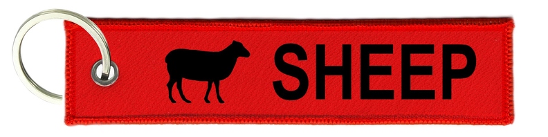 Schlüsselanhänger Schlüsselring Keytag Schaf - Bild 5 von 14