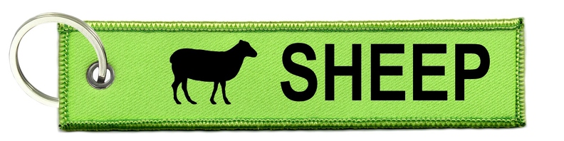 Schlüsselanhänger Schlüsselring Keytag Schaf - Bild 8 von 14